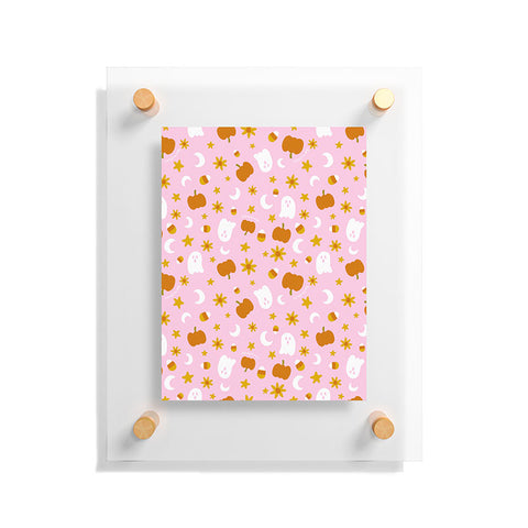 Doodle By Meg Is It Fall Yet in Pink Floating Acrylic Print