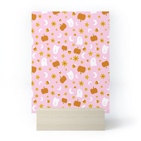 Doodle By Meg Is It Fall Yet in Pink Mini Art Print