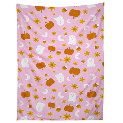 Doodle By Meg Is It Fall Yet in Pink Tapestry