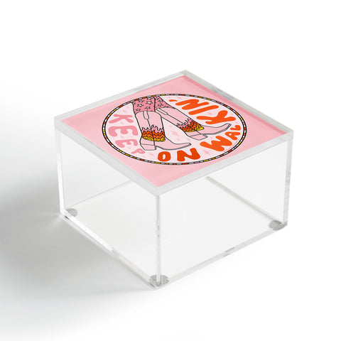 Doodle By Meg Keep On Walkin Acrylic Box