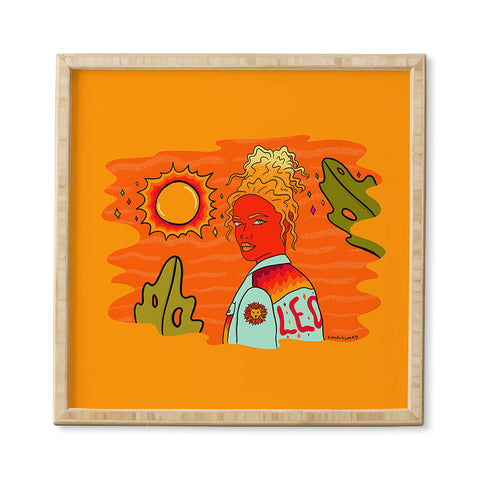 Doodle By Meg Leo Babe Framed Wall Art