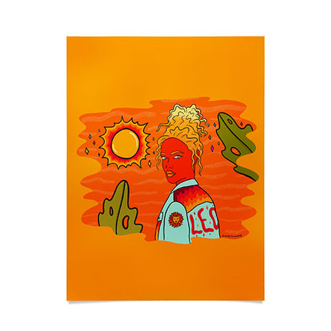 Doodle By Meg Leo Babe Poster