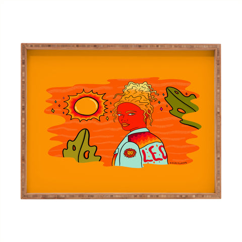 Doodle By Meg Leo Babe Rectangular Tray