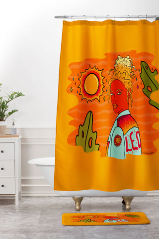 Doodle By Meg Leo Babe Shower Curtain And Mat