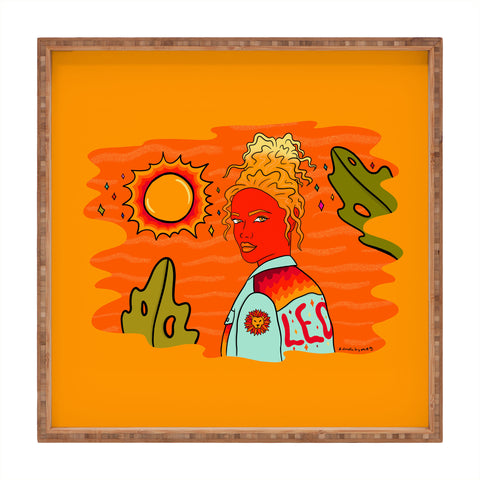 Doodle By Meg Leo Babe Square Tray