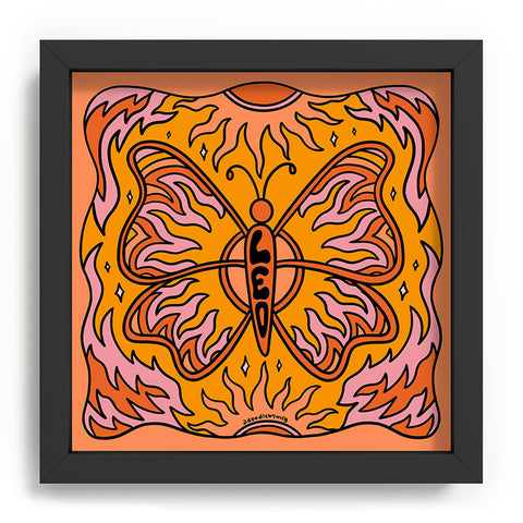 Doodle By Meg Leo Butterfly Recessed Framing Square