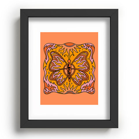 Doodle By Meg Leo Butterfly Recessed Framing Rectangle