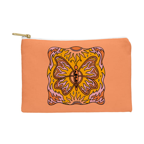 Doodle By Meg Leo Butterfly Pouch