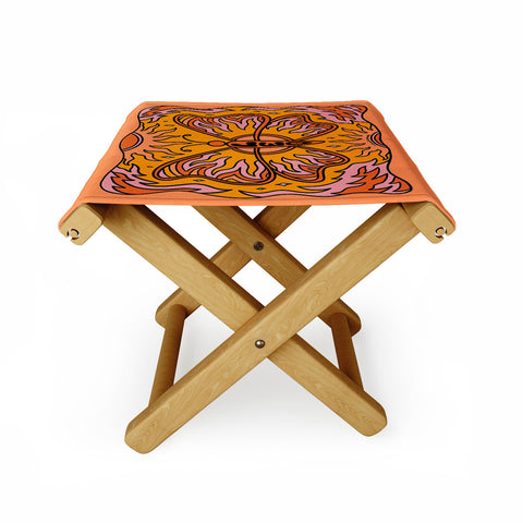 Doodle By Meg Leo Butterfly Folding Stool