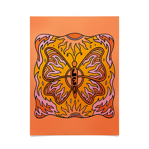 Doodle By Meg Leo Butterfly Poster