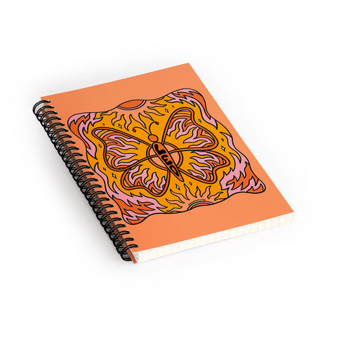 Doodle By Meg Leo Butterfly Spiral Notebook