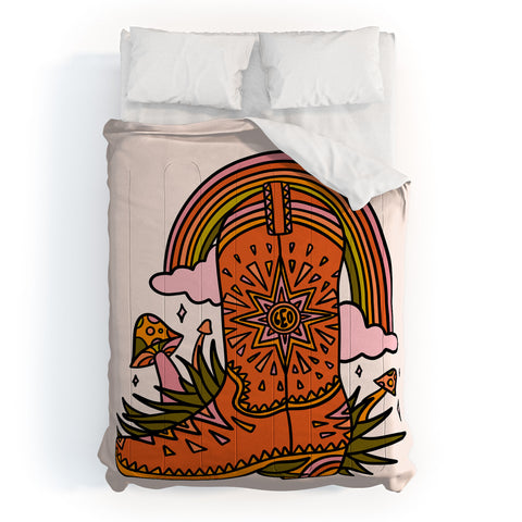 Doodle By Meg Leo Cowboy Boot Comforter
