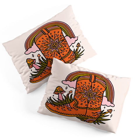 Doodle By Meg Leo Cowboy Boot Pillow Shams