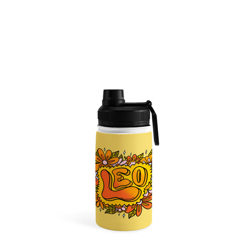 Doodle By Meg Leo Flowers Water Bottle