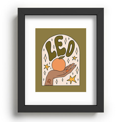 Doodle By Meg Leo Grapefruit Recessed Framing Rectangle