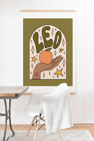 Doodle By Meg Leo Grapefruit Art Print And Hanger