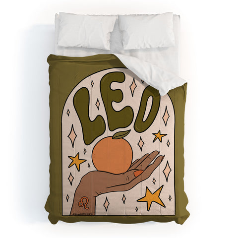 Doodle By Meg Leo Grapefruit Comforter
