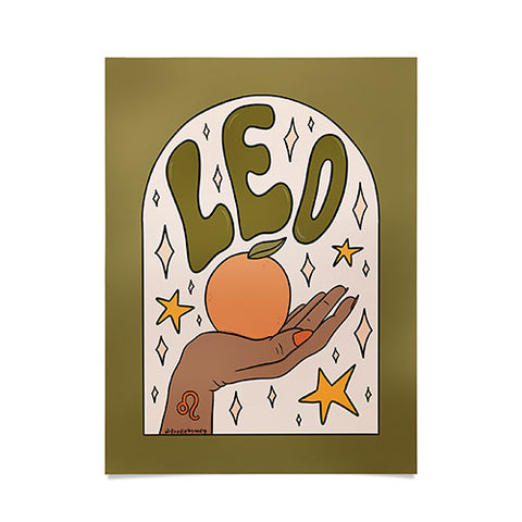 Doodle By Meg Leo Grapefruit Poster