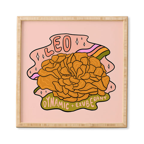 Doodle By Meg Leo Mushroom Framed Wall Art