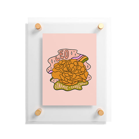 Doodle By Meg Leo Mushroom Floating Acrylic Print