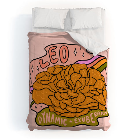 Doodle By Meg Leo Mushroom Comforter