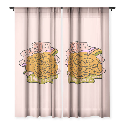 Doodle By Meg Leo Mushroom Sheer Non Repeat