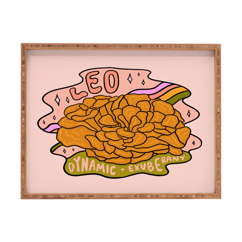 Doodle By Meg Leo Mushroom Rectangular Tray