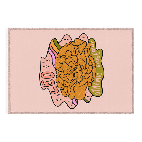 Doodle By Meg Leo Mushroom Outdoor Rug