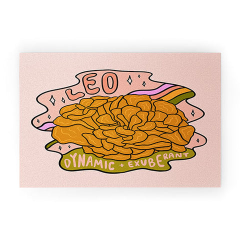Doodle By Meg Leo Mushroom Welcome Mat