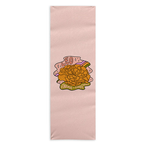 Doodle By Meg Leo Mushroom Yoga Towel