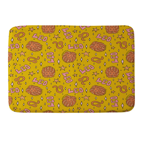 Doodle By Meg Leo Print Memory Foam Bath Mat
