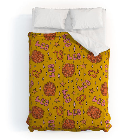 Doodle By Meg Leo Print Comforter