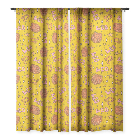 Doodle By Meg Leo Print Sheer Non Repeat