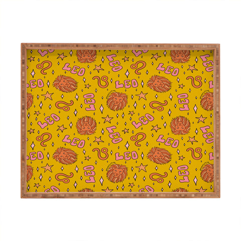 Doodle By Meg Leo Print Rectangular Tray