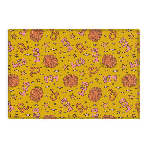 Doodle By Meg Leo Print Outdoor Rug