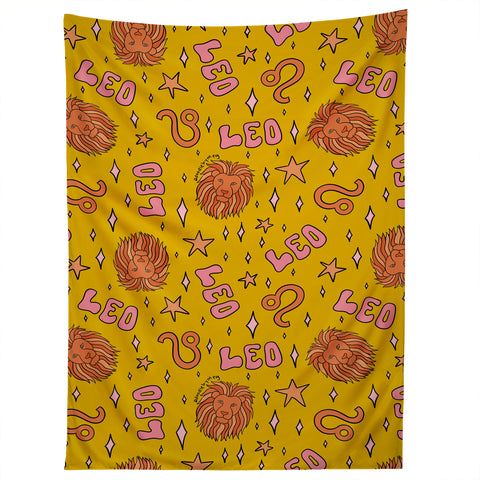 Doodle By Meg Leo Print Tapestry