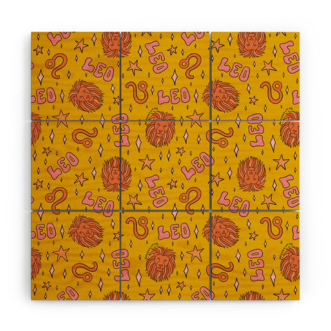 Doodle By Meg Leo Print Wood Wall Mural