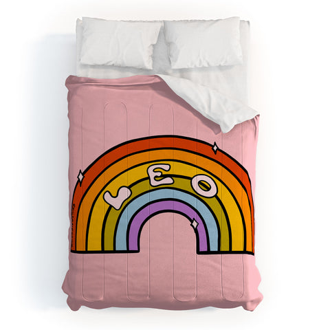 Doodle By Meg Leo Rainbow Comforter