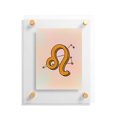 Doodle By Meg Leo Symbol Floating Acrylic Print