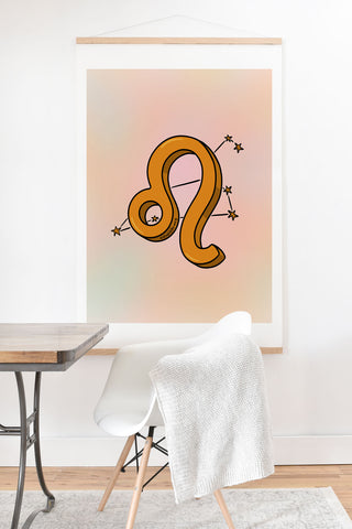 Doodle By Meg Leo Symbol Art Print And Hanger