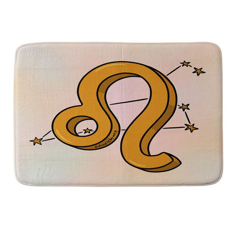 Doodle By Meg Leo Symbol Memory Foam Bath Mat