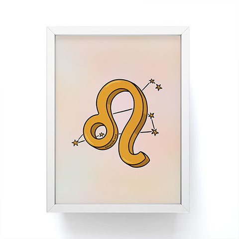Doodle By Meg Leo Symbol Framed Mini Art Print