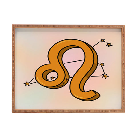 Doodle By Meg Leo Symbol Rectangular Tray