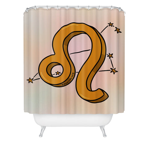 Doodle By Meg Leo Symbol Shower Curtain