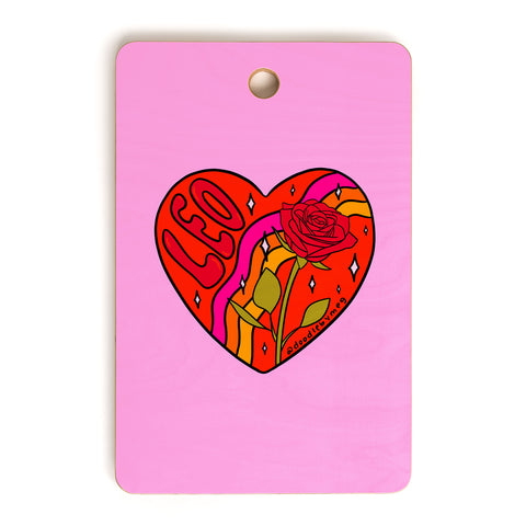 Doodle By Meg Leo Valentine Cutting Board Rectangle