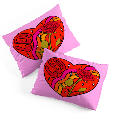 Doodle By Meg Leo Valentine Pillow Shams