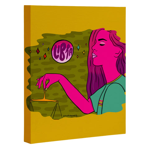 Doodle By Meg Libra Babe Art Canvas