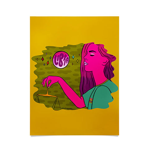 Doodle By Meg Libra Babe Poster