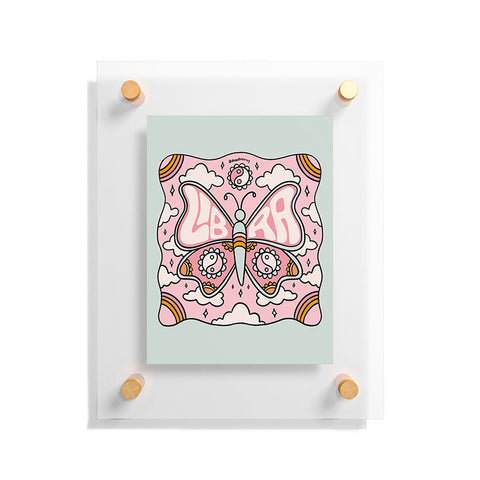 Doodle By Meg Libra Butterfly Floating Acrylic Print