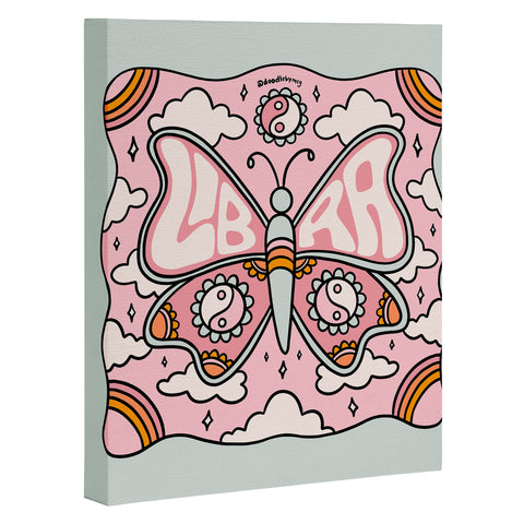 Doodle By Meg Libra Butterfly Art Canvas